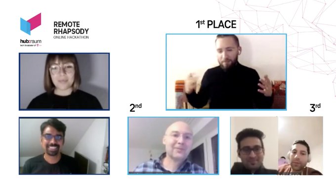 Zweiter Platz im Hackathon
